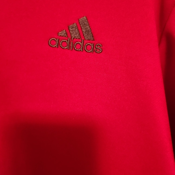 Adidas 2012 Red Quarter-Zip Pullover - Picture 3 of 6
